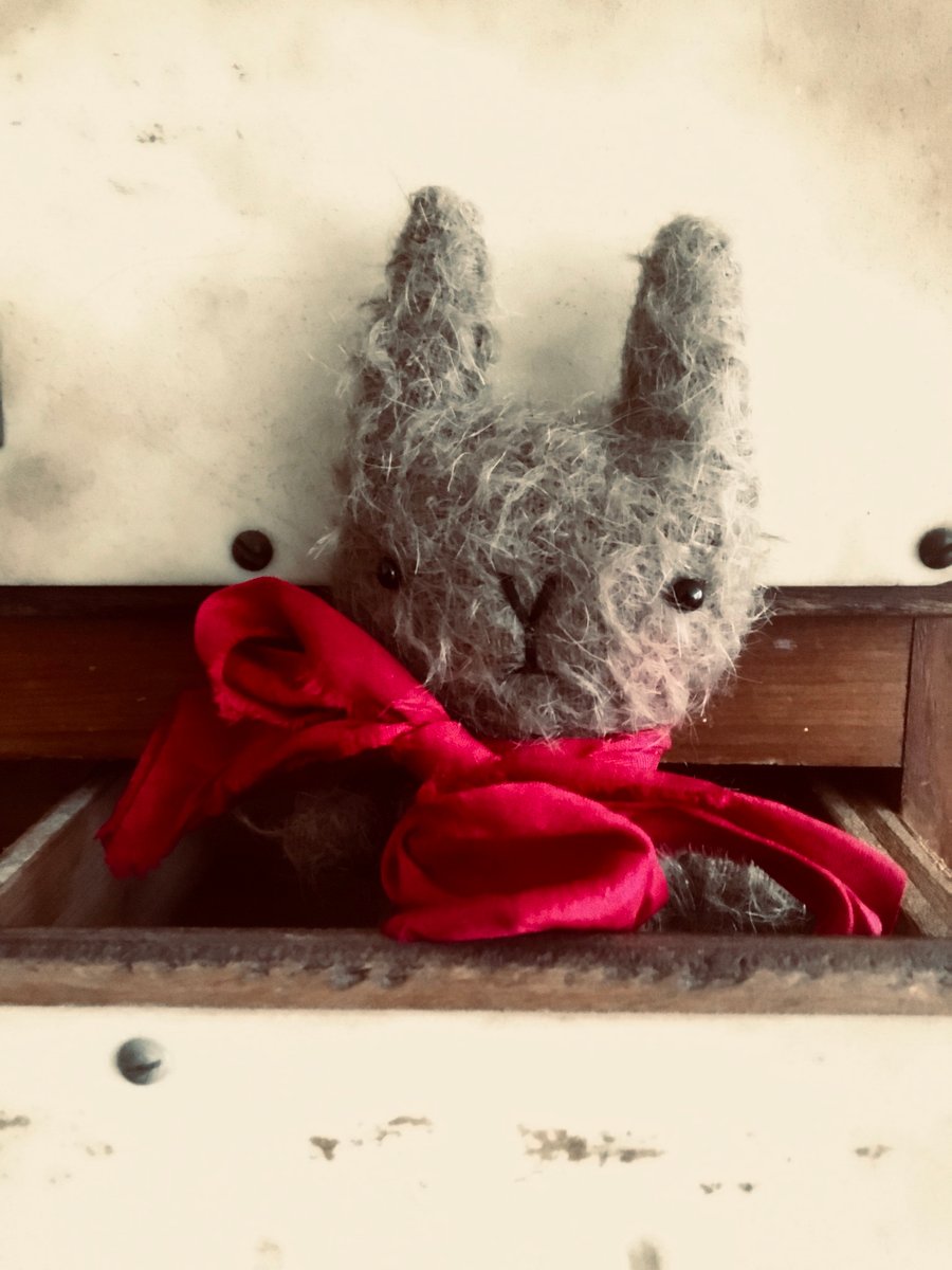 Sweet little Benito mohair bunny rabbit 