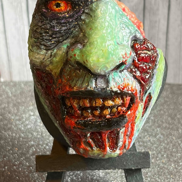 Hand painted Zombie Vampire Stone