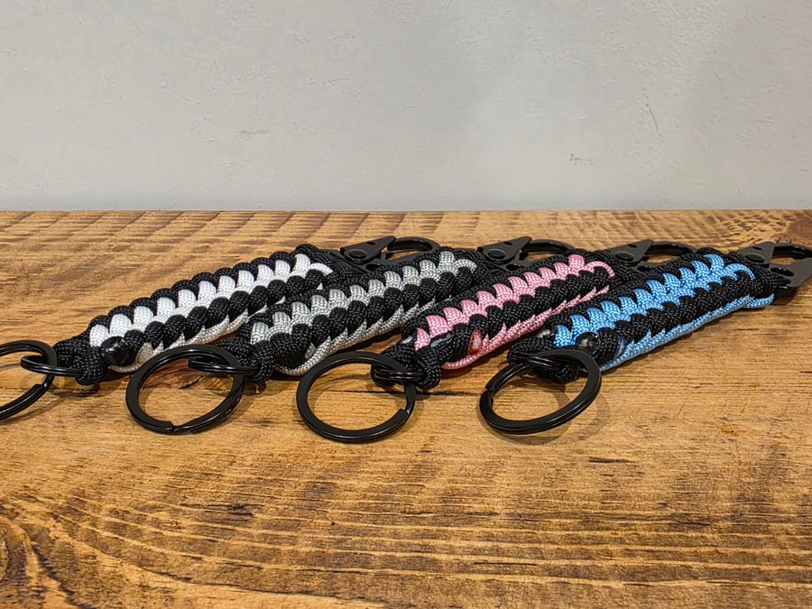 Heavy Duty Sanctified Paracord Keychain
