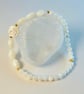 Mother Of Pearl Rose Bracelet - Handmade Gift, Wedding, Bridesmaid, Anniversary - Image 2