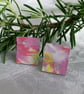Spring Garden, Stainless Steel Post Earrings. - Image 5