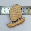 'Laser Tweet' brooch - Psalm 139