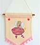 Fairy Princess theme cross stitch wall hanging home decor - Image 2
