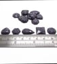 Gunmetal Glitter Cabochons, 15 Mini Flatback Glitter Gems - Image 5