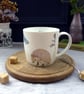 Hedgehog and Bluebell fine bone china mug - Image 5