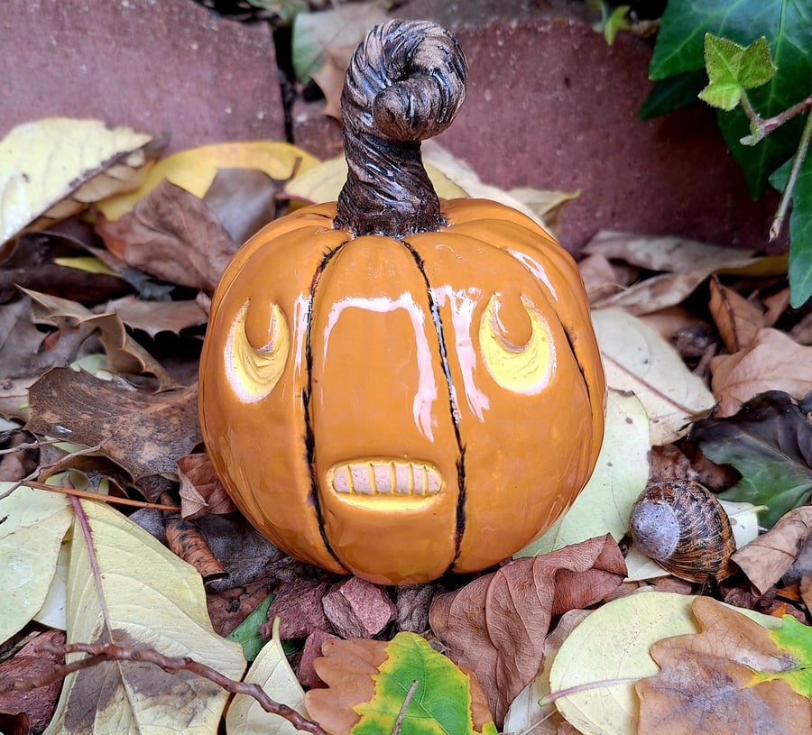 Patrick Pumpkin - ceramic decoration