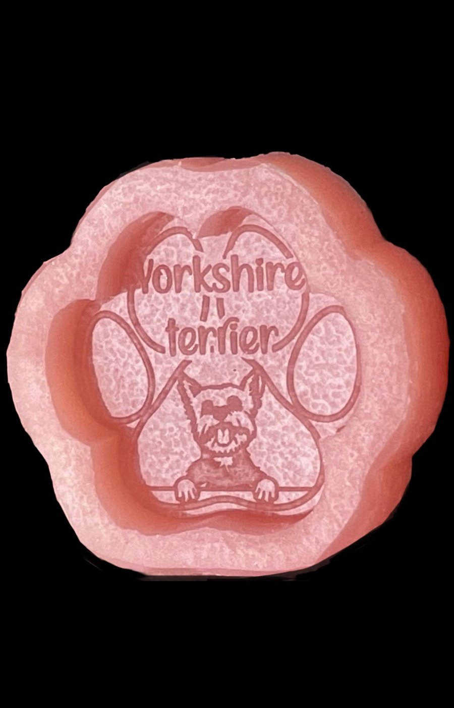 Yorkshire terrier paw silicone mould 