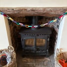 Knitted “paper” chains