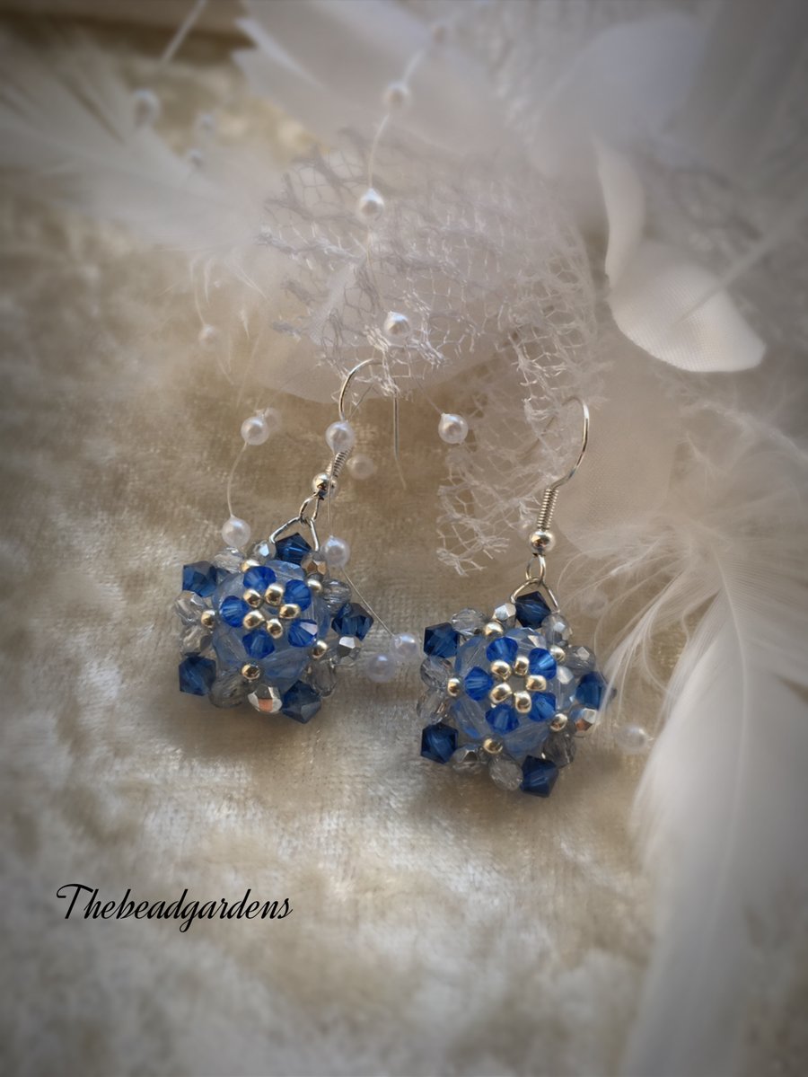 Sparkle star earrings 
