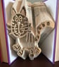 Comical Cat COMBI Book Folding Pattern - EMAILED PDF PATTERN - Image 1