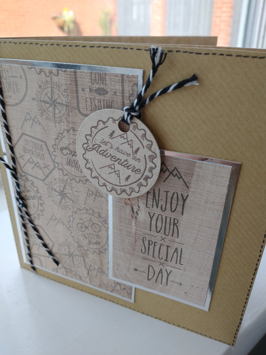 Adventure birthday card