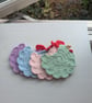 Crochet Chicken Coasters - Perfect Pastels  - Image 2