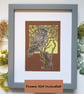 Little Owl original drawing, owl artwork, bird wall art - Image 8
