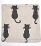 Cat Coaster Black Cats Mug Rug - Image 1