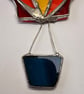 Stained Glass Hot-Air Balloon Suncatcher in red, orange and yellow - Image 5