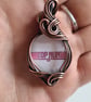 Top Mum Glass & Copper Pendant Necklace Gift Jewellery Jewelry Mothers Day - Image 4