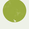 Magic Donkey No.12 (Moon Edition No.7) A2 one-colour screen-print