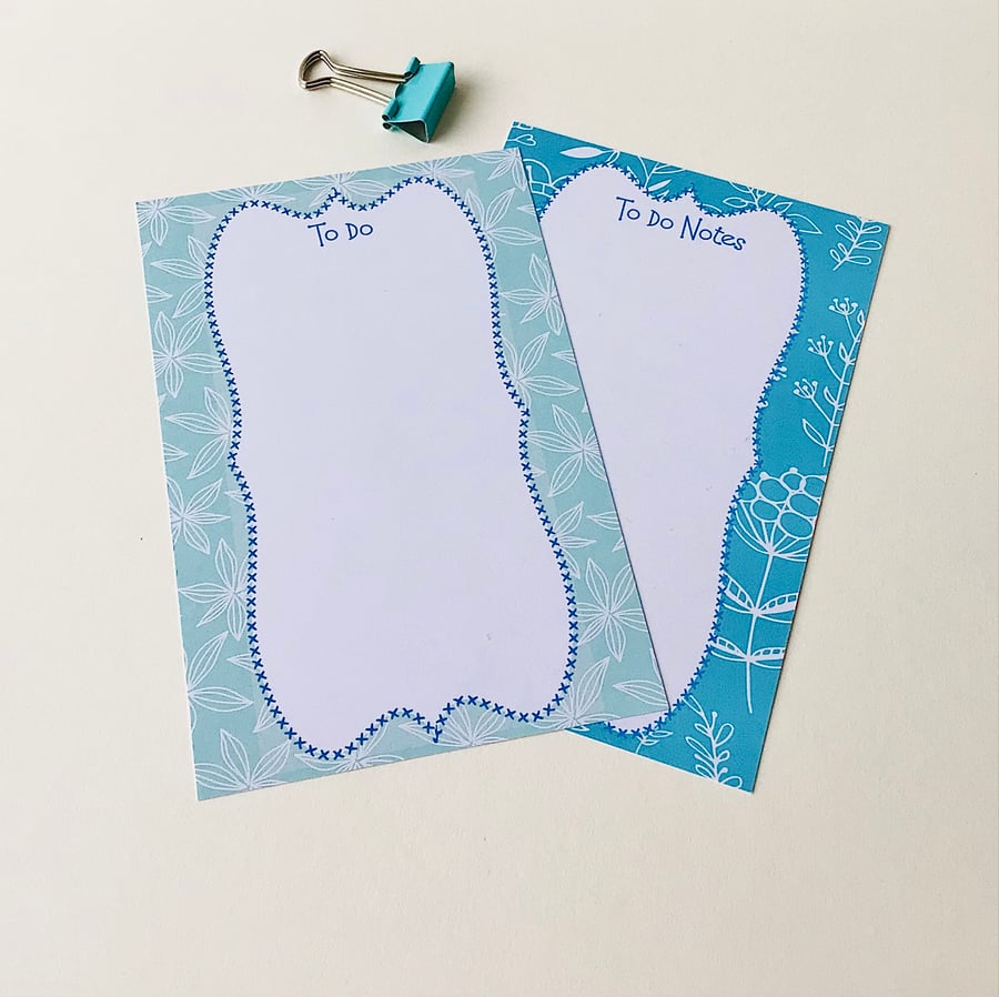 Notebook,Memocards,Jottdown Style,Doodle Design,Pack of 20