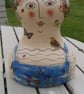 Figurative ceramic vase  - Image 3