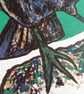 Crow, 4-colour screen print - Image 4