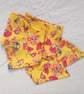 Golden yellow satin scarf - Image 4