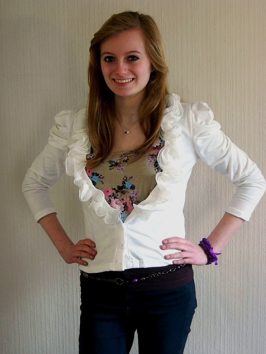 Jersey Ruffle Jacket