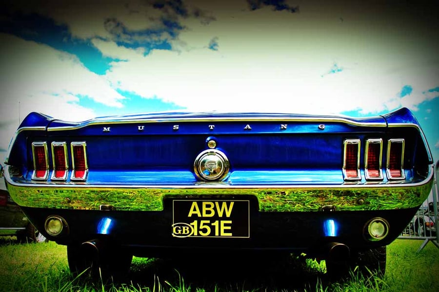 Ford Mustang Sports Car Photograph Print