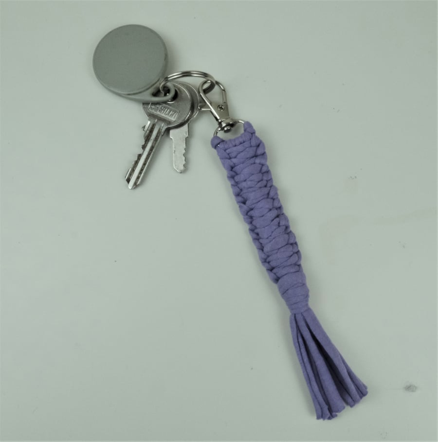 Mermaid Tail Style Macramé Keyring