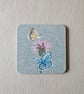 Common blue butterfly coaster - Image 2