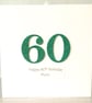 Handmade 60th birthday card - can be personalised with any age and message - Image 2