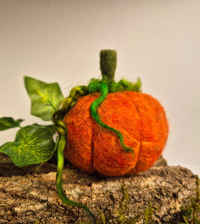Needle felted Pumpkin