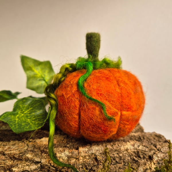 Needle felted Pumpkin