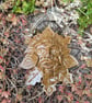 Green man ceramic wall plaque 