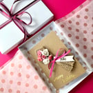 Country rose bouquet birthday card mum keepsake gift flower lover wife 