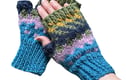 100% Wool Fingerless Gloves