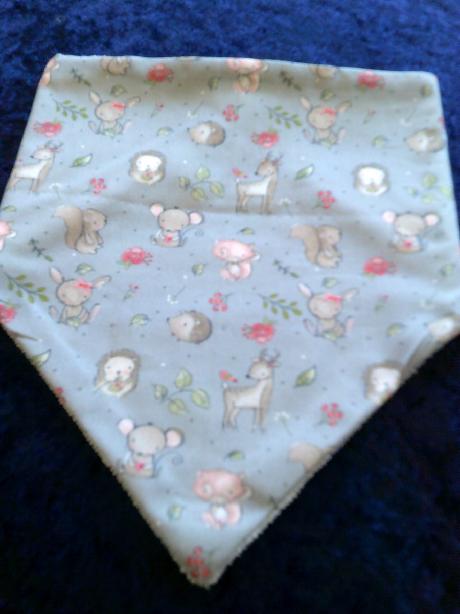 Dribble Bib with Squirrels & Mice