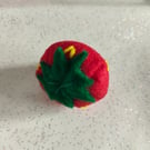 Handmade felt strawberries