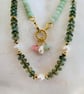 Pale green Aventurine necklace  - Image 7