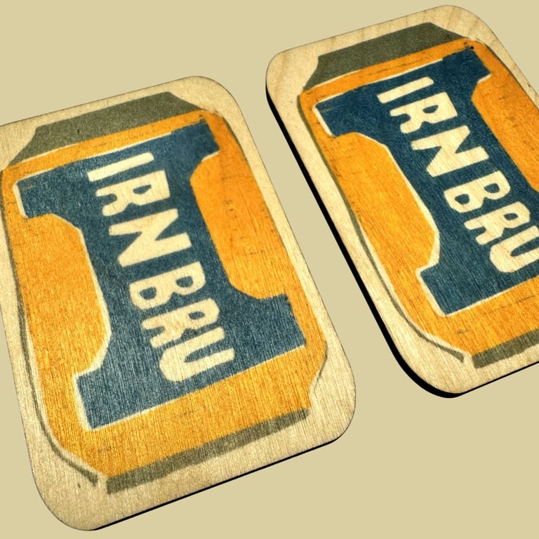 Perfectly Imperfect SECONDS - Irn Bru Magnet and Postcard