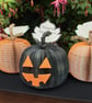 Jack O'Lantern Book Pumpkin - Handmade Personalised Halloween Decoration - Image 5
