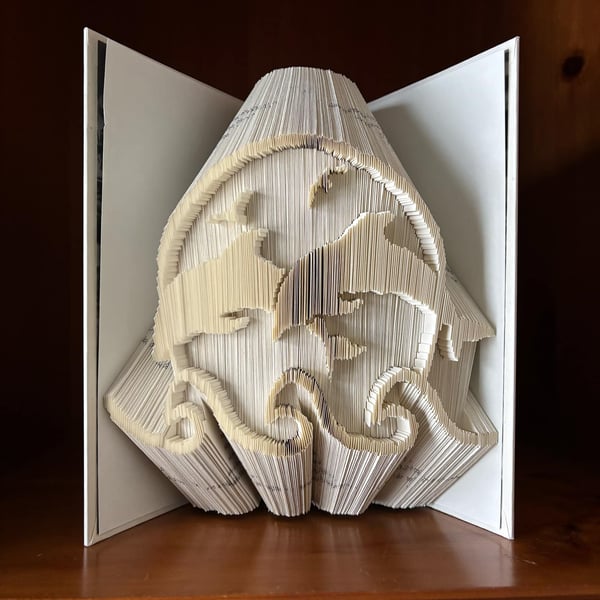 Ocean Dolphins COMBI book folding pattern - EMAILED PDF PATTERN