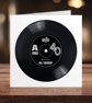 40th Birthday digital and printable 7" record with Spotify playlist code