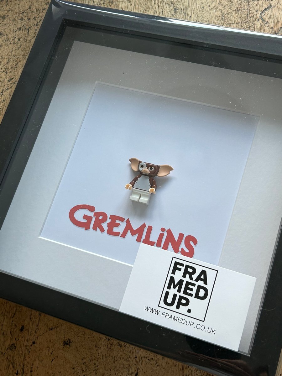 GREMLINS - Framed Lego minifigure