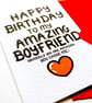 Funny Birthday Card For Boyfriend, Joke Birthday Card From Girlfriend, Boyfriend - Image 6