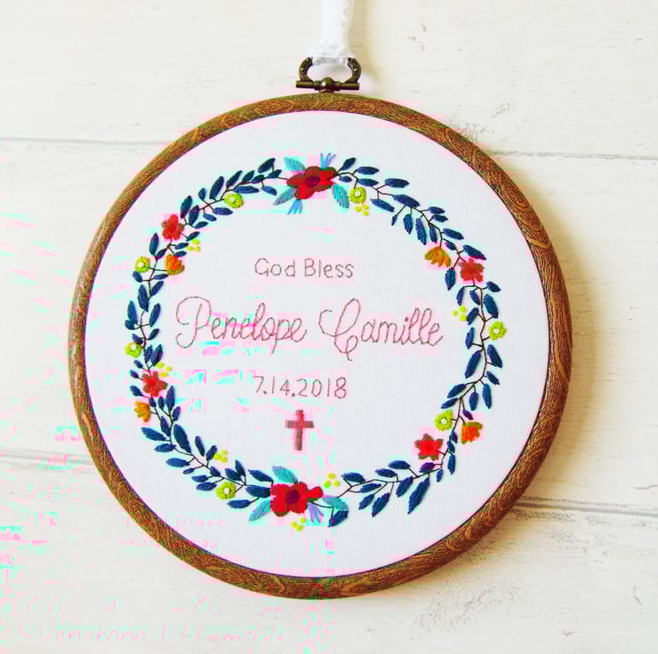 Baptism Gift, Christening Gift for Godchild, Pe... Folksy