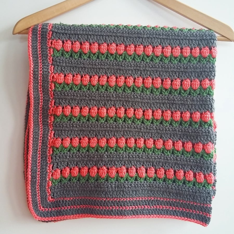 Tulip Crochet Baby Blanket