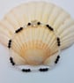 Crystal Quartz And Black Spinel Bracelet With Butterfly, Birthday Gift For Her - Image 6