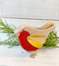 Handmade Wooden Robin Gift - Image 2