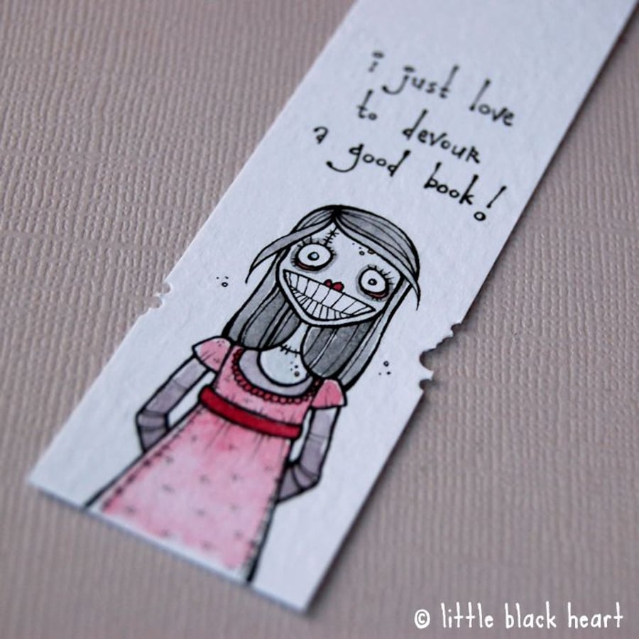 zombie lady bookmark