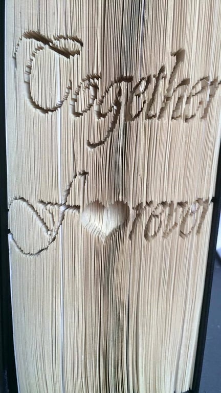 Together Forever CUT & FOLD Book Folding Pattern - EMAILED PDF PATTERN